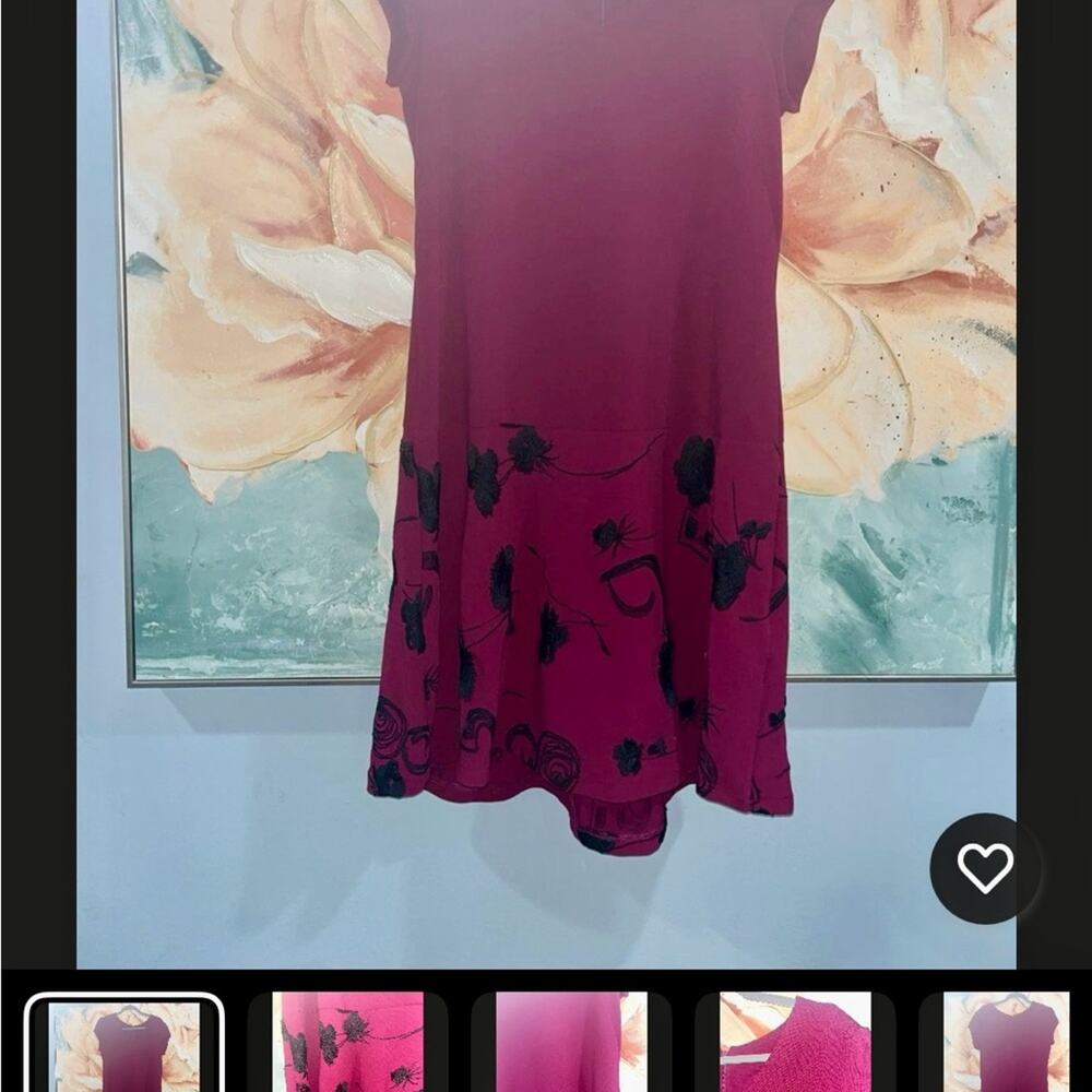 Elisa Cavaletti Fuchsia Dress
Size Small 4